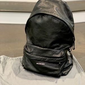 Balenciaga leather backpack, like new